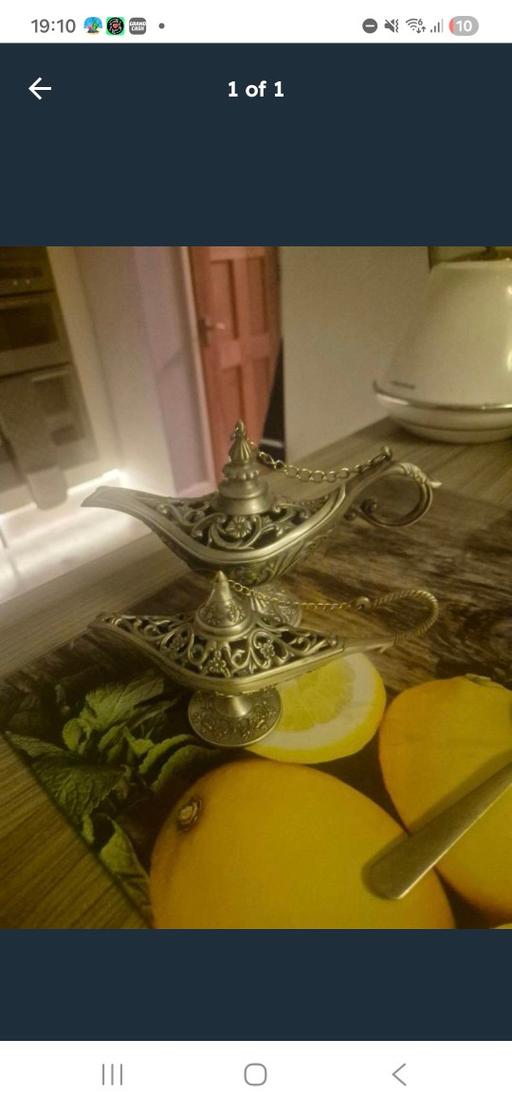 Buy & Sell Kimberworth Rotherham - Photos for Aladdin-shaped magic lamp or incense burner.