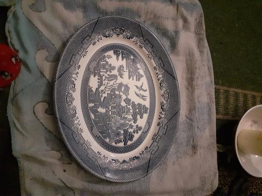 Buy & Sell Tyseley Birmingham - Photos for churchill blue Willow serving platter