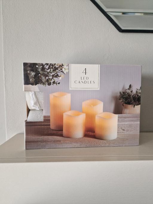 Buy & Sell Scholes Rotherham - Photos for New 4 led candles in its box