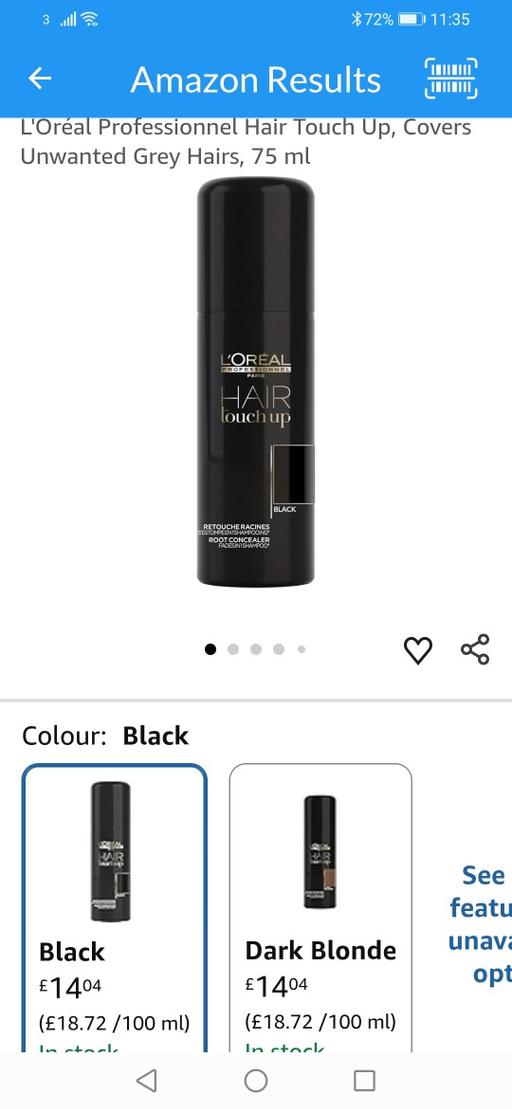 Buy & Sell Heath Town Wolverhampton - Photos for New L'Oreal black hair touch up root conceale