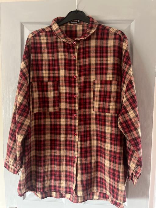 Buy & Sell Conisbrough Doncaster - Photos for Designer boohoo size 24 check shirt