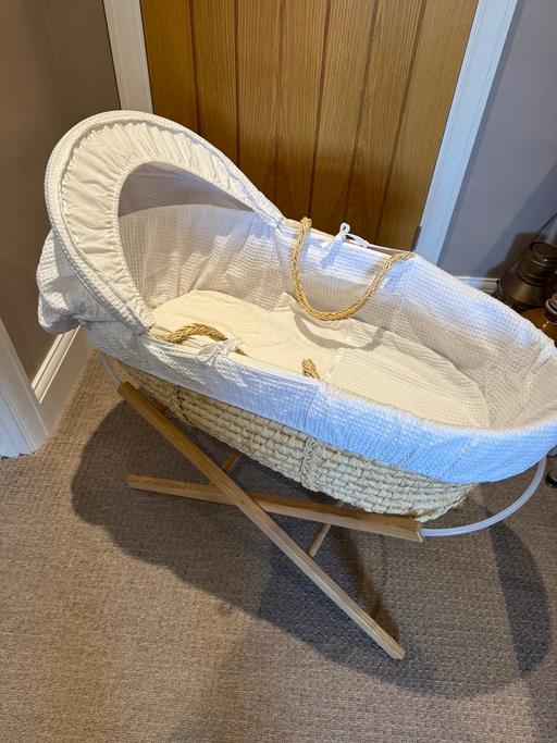 Buy & Sell New Eltham South East London - Photos for John Lewis Moses basket and stand