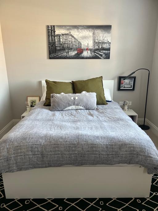 Buy & Sell Southwood Business Park Rushmoor - Photos for IKEA Malm Ottoman Double Bed/White/RRP £399