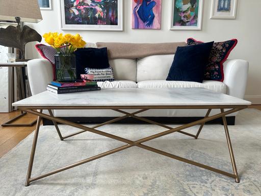 Buy & Sell Kensington South West London - Photos for £220 (OBO) white marble coffee table