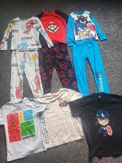 Buy & Sell Forest Hill South East London - Photos for X6 Kids/Juniors Sonic & Mario Pyjamas/T-Shirt