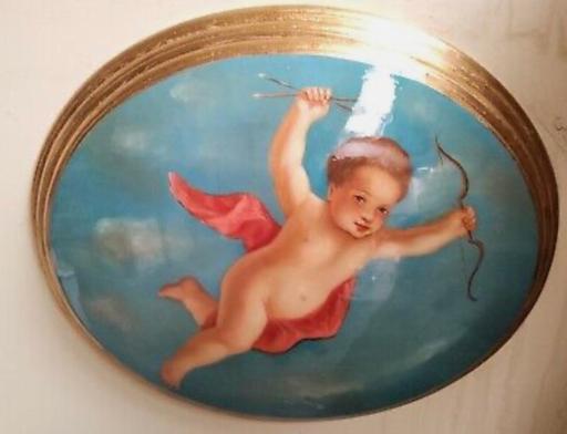 Buy & Sell Gretton North Northamptonshire - Photos for Painted painting cherub cupid