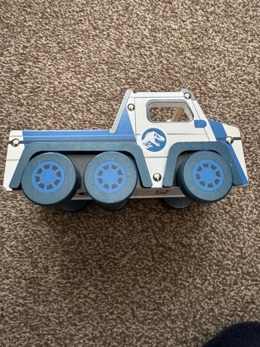 Buy & Sell New Eltham South East London - Photos for Boys solid wooden dinosaur truck