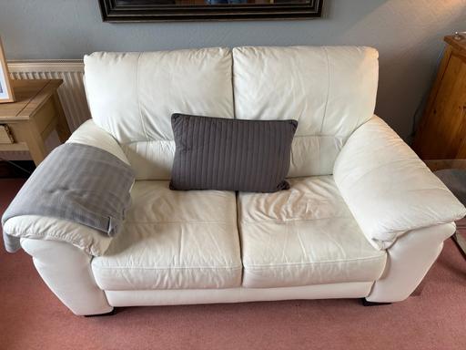 Buy & Sell Moss Pit Stafford - Photos for Real leather 2 seater sofa