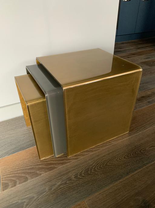 Buy & Sell Woolwich South East London - Photos for Nest of Glass side tables