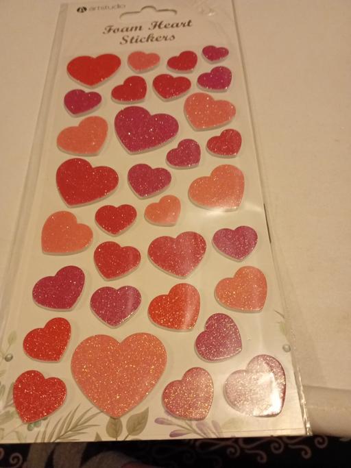 courses Horncastle East Lindsey - Photos for new pack of Foam heart stickers