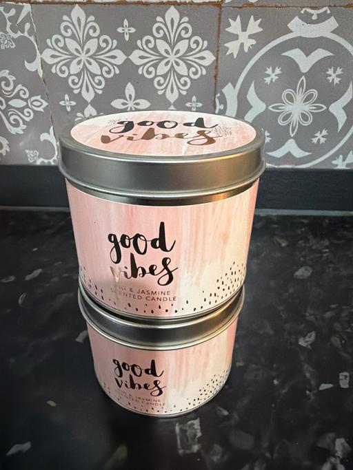 Buy & Sell Stechford Birmingham - Photos for Fig & jasmine scented tin candle x2