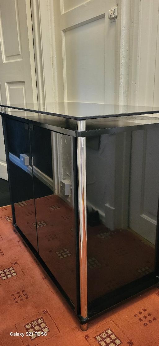 Buy & Sell Bloxwich Walsall - Photos for BLACK GLASS CABINET