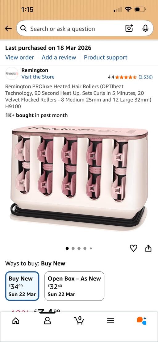 Buy & Sell Rawmarsh Rotherham - Photos for Remington proluxe heated hair rollers