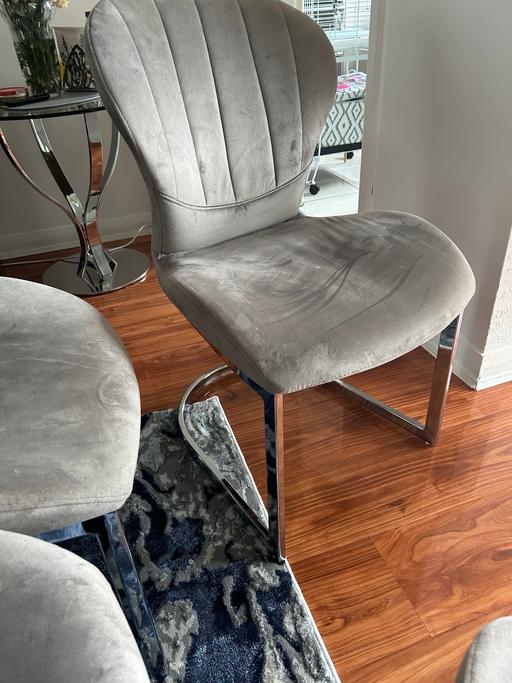 Buy & Sell Littleborough Rochdale - Photos for Grey dining chairs