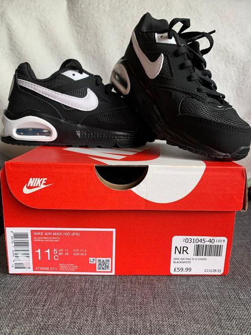 Buy & Sell Harborne Birmingham - Photos for Kids Nike Air Max Ivo (Black & White)