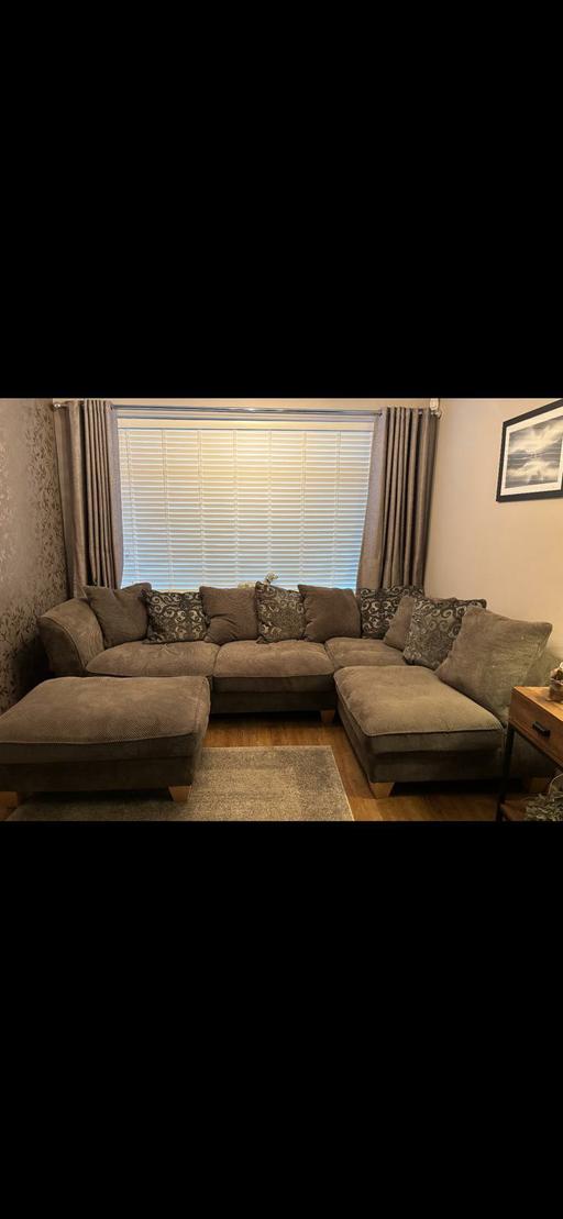 Buy & Sell Woodcross Wolverhampton - Photos for L Shape fabric sofa