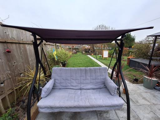 Buy & Sell Sheldon Birmingham - Photos for Riviera 3 Seater Combo Swingbed - Grey