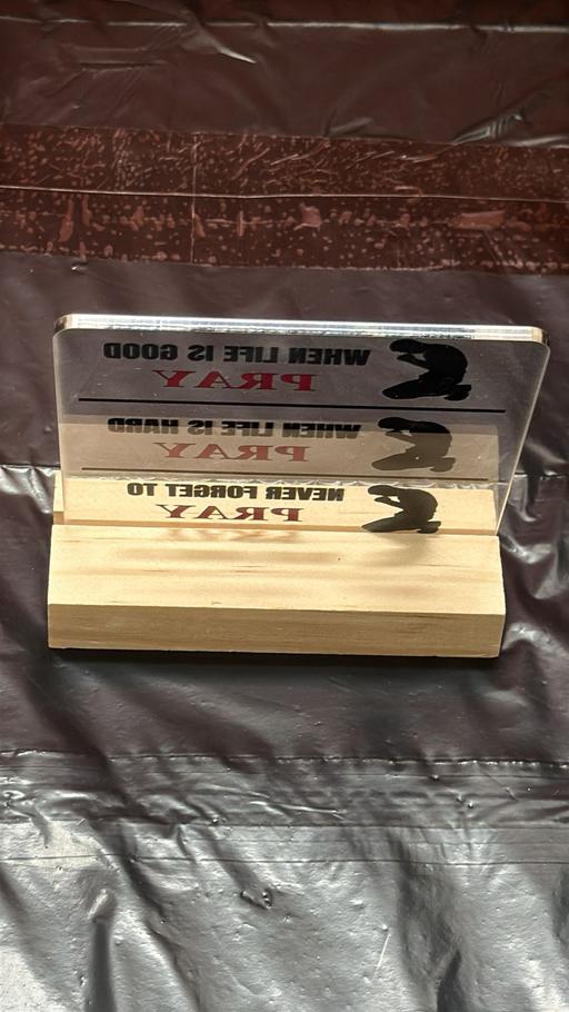 Buy & Sell Yardley Birmingham - Photos for Wooden Prayer Quote Plaque