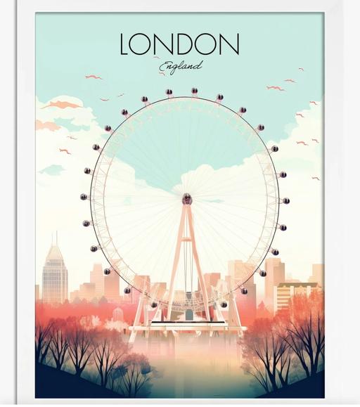 Buy & Sell Hemingford Grey Huntingdonshire - Photos for Large 12x8 London Art Print Unframed