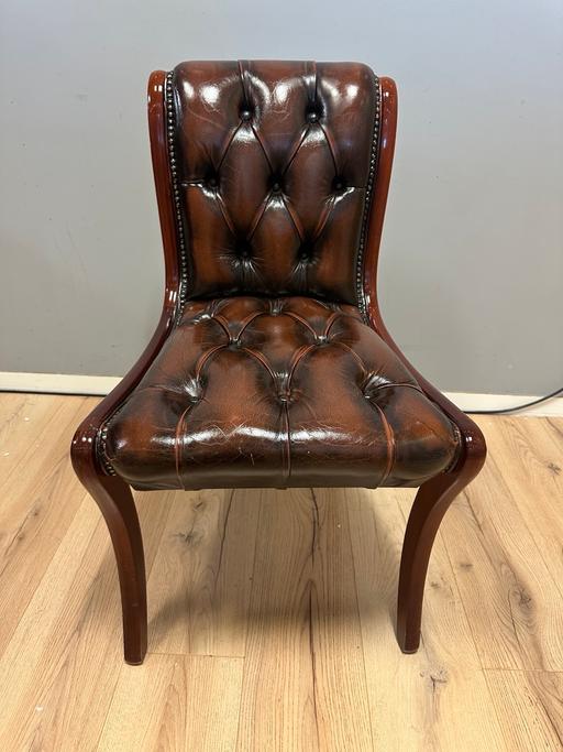 Buy & Sell Earls Colne Braintree - Photos for Antique desk chair chesterfield leather