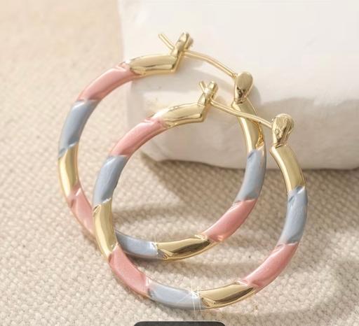 Buy & Sell Northville South Gloucestershire - Photos for Ladies Tri- Colour Hoop Earrings