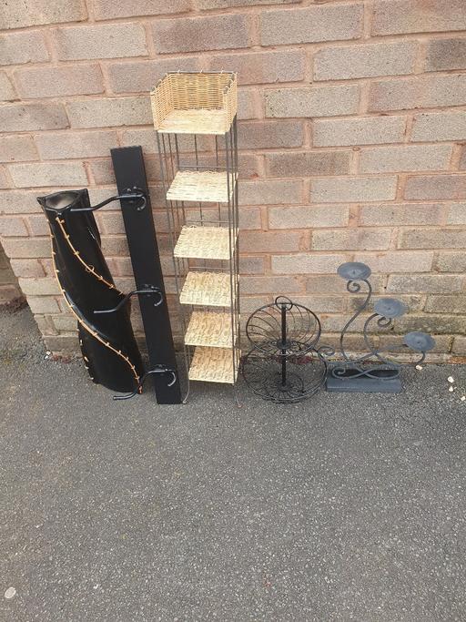 Buy & Sell Pensnett Dudley - Photos for Large Vase, Coat Hooks, Wicker Shelf Unit,
