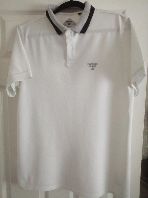 Buy & Sell Heath Town Wolverhampton - Photos for men's Barbour white polo shirt XL