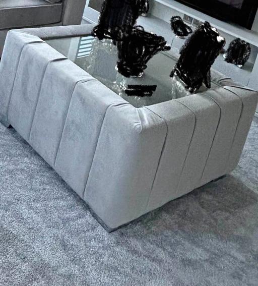 Buy & Sell Whitwick North West Leicestershire - Photos for upholstered footstool coffee table new