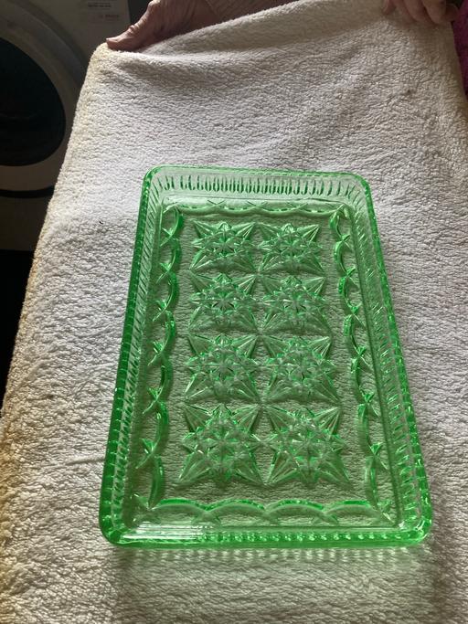 Buy & Sell Stourbridge Dudley - Photos for Pretty glass dressing table tray.