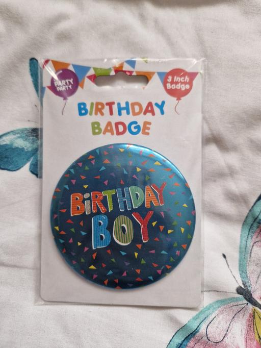 Buy & Sell Ramsgate Thanet - Photos for bn Birthday Boy badge