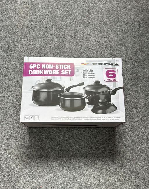 Buy & Sell Yardley Birmingham - Photos for 6‑Piece Non‑Stick Cookware Set with Lids