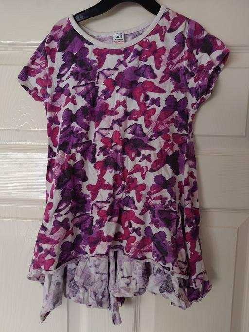Buy & Sell Woodthorpe Charnwood - Photos for Girls patterned purple top size 6-7 years