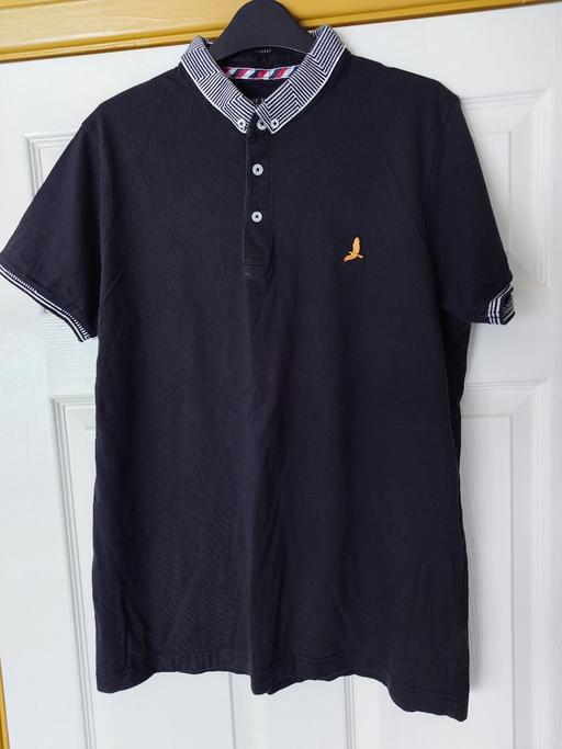 Buy & Sell Woodthorpe Charnwood - Photos for Mens black brave soul polo top size L