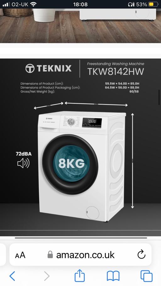 Buy & Sell Upper Holloway North London - Photos for Teknix washing machine