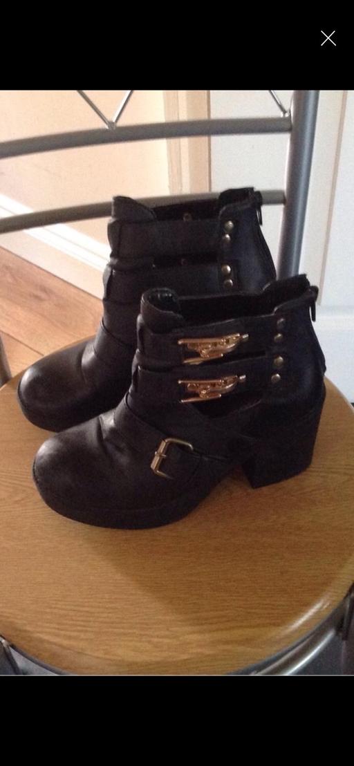 Buy & Sell Eaglescliffe Stockton-on-Tees - Photos for Black Ankle Boots Size 3