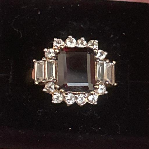 Buy & Sell Brooklands Milton Milton Keynes - Photos for Sterling silver gold plated garnet ring
