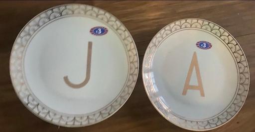Buy & Sell Yardley Birmingham - Photos for Initial letter J & A Side plates