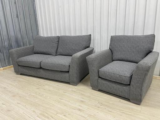 Buy & Sell Wedges Mills South Staffordshire - Photos for Next Heath Highback Grey 2 Seater + Armchair