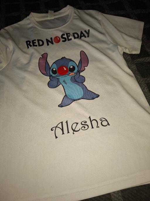 Buy & Sell Dodworth Barnsley - Photos for red nose day Alesha t shirt age 9 to 11 years