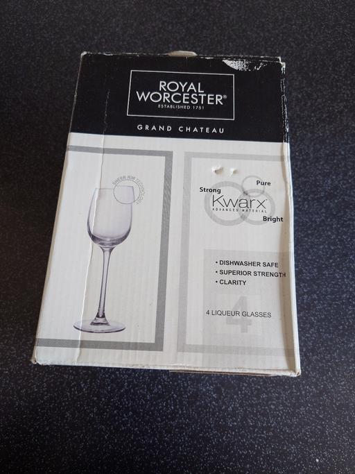 Buy & Sell Woodthorpe Charnwood - Photos for 4 royal Worcester liqueur glasses