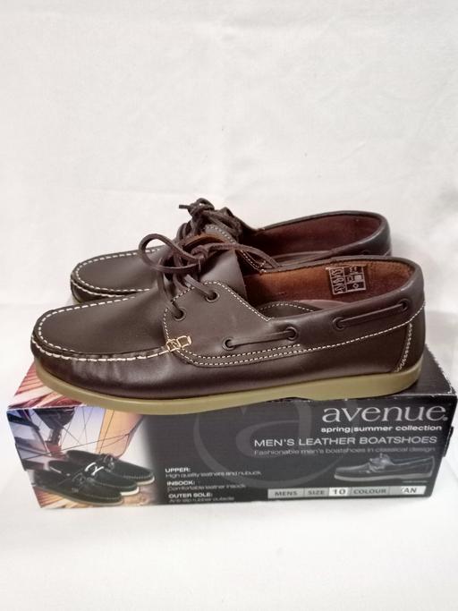 Buy & Sell Hall Green Birmingham - Photos for MENS AVENUE TAN LEATHER BOATSHOES SIZE 10.
