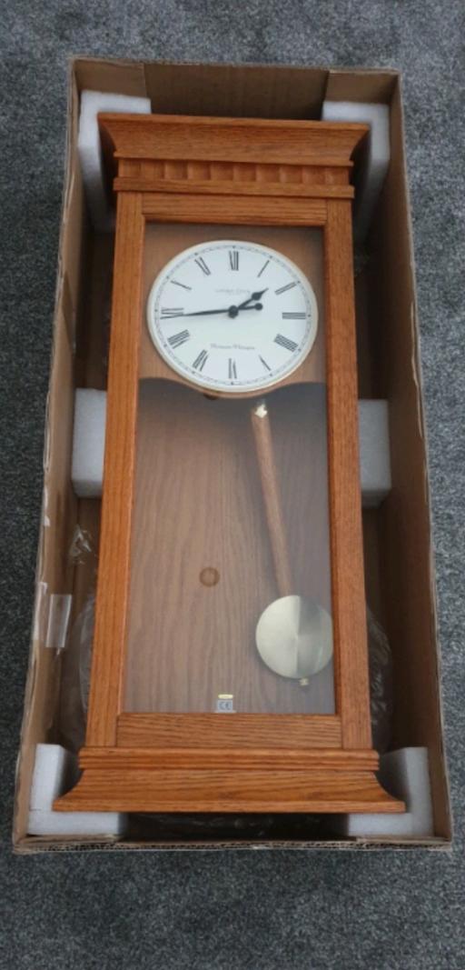 Buy & Sell Upper Walthamstow East London - Photos for New London Clock Co Light Oak Pendulum Clock