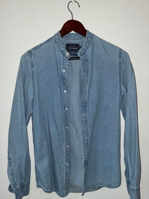 Buy & Sell King`s Cross Central London - Photos for Topman collarless denim shirt