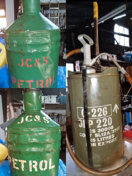 Buy & Sell Tame Valley Industrial Estate Tamworth - Photos for 7 x Vintage 5 Gallon Oil Cans Dispensers