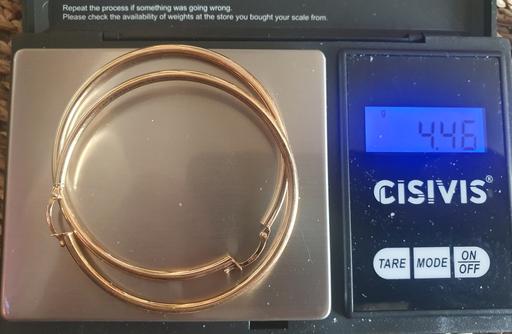 Buy & Sell Horwich Bolton - Photos for 9ct Large 5.2cm Hoop Earrings