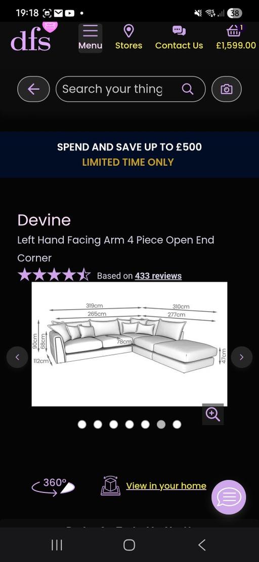 Buy & Sell Brompton Medway - Kent - Photos for dfs sofa