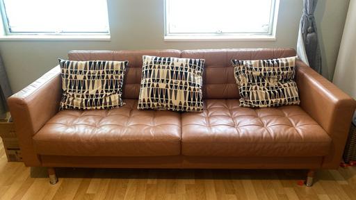 Buy & Sell Edgware Barnet - Photos for Brown Sofa
