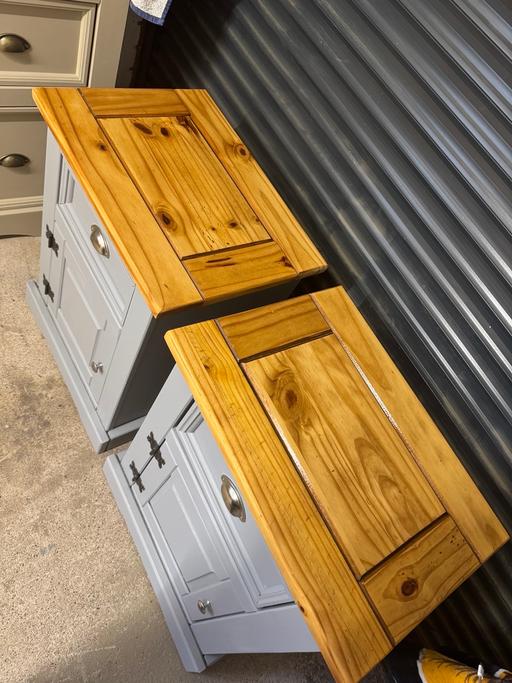 Buy & Sell Hoobrook Wyre Forest - Photos for Mexican pine bedside cabinets/side tables