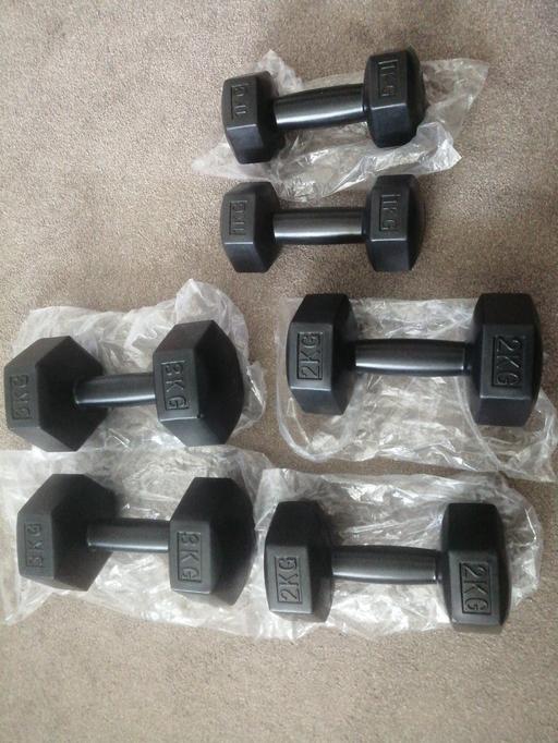 Buy & Sell Heath Town Wolverhampton - Photos for New set of 6 hand weights dumbells