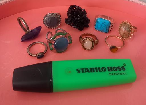 Buy & Sell Thatto Heath Saint Helens - Photos for 09 semi precious costume jewellery rings